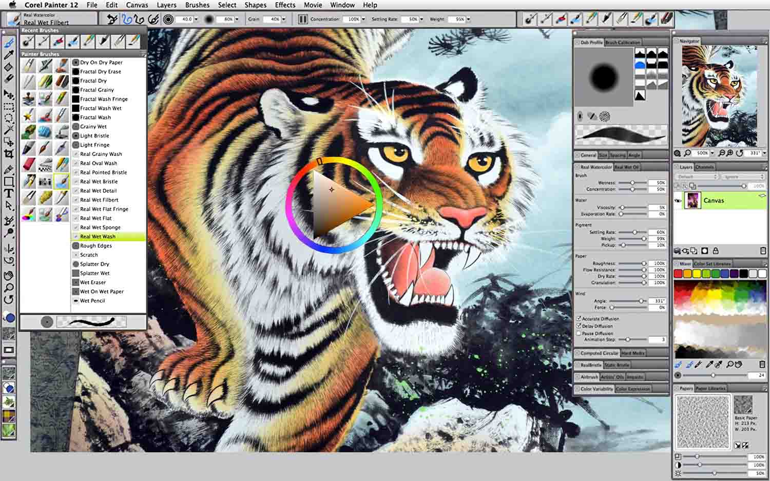 Corel Painter Манга