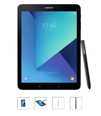 Samsung Galaxy Tab S3 Android tablet with S-Pen for drawing