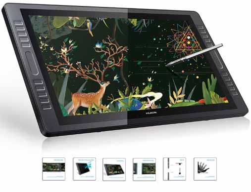 Huion GT-221Pro Professional Pen Display Drawing monitor for 3D and graphic design