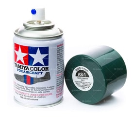 Comprar laca sintética Tamiya en spray serie AS específica para pintar maquetas de aviones