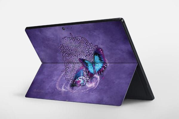 skin para personalizar microsoft surface pro butterfly