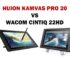 Huion Kamvas Pro 20 vs Wacom Cintiq 22 HD