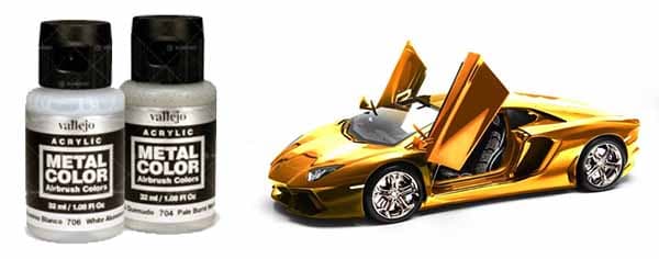 metallic model paints for cars