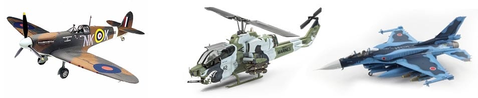 Airplane plastic models