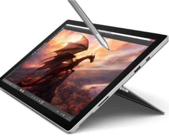 tablet windows microsoft surface pro con stylus digital